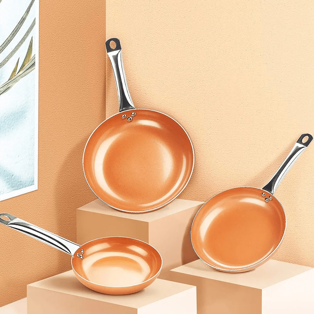 Copper Cookware - Non-stick pan with even heat | Ka-mostore