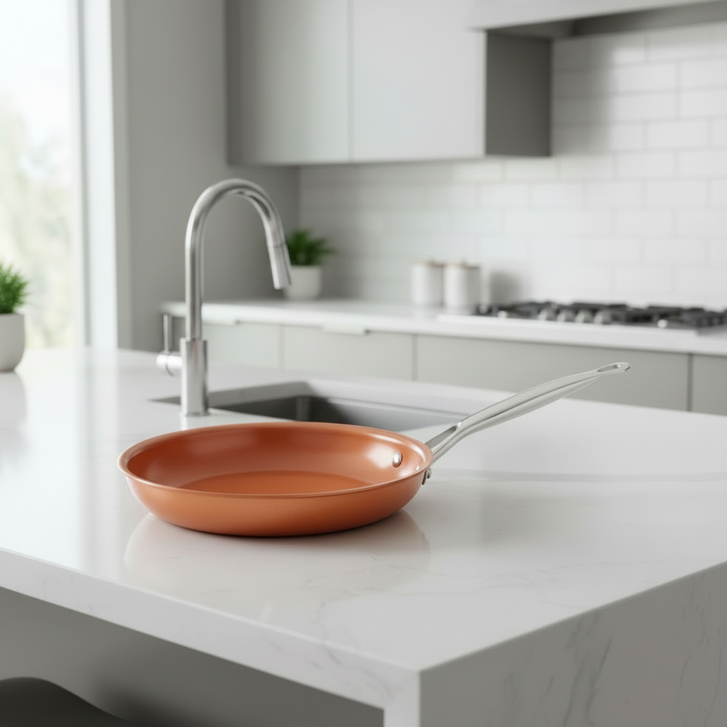 Copper Cookware - Non-stick pan with even heat | Ka-mostore