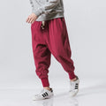 Pantalon sarouel en coton et lin | Ka-mostore