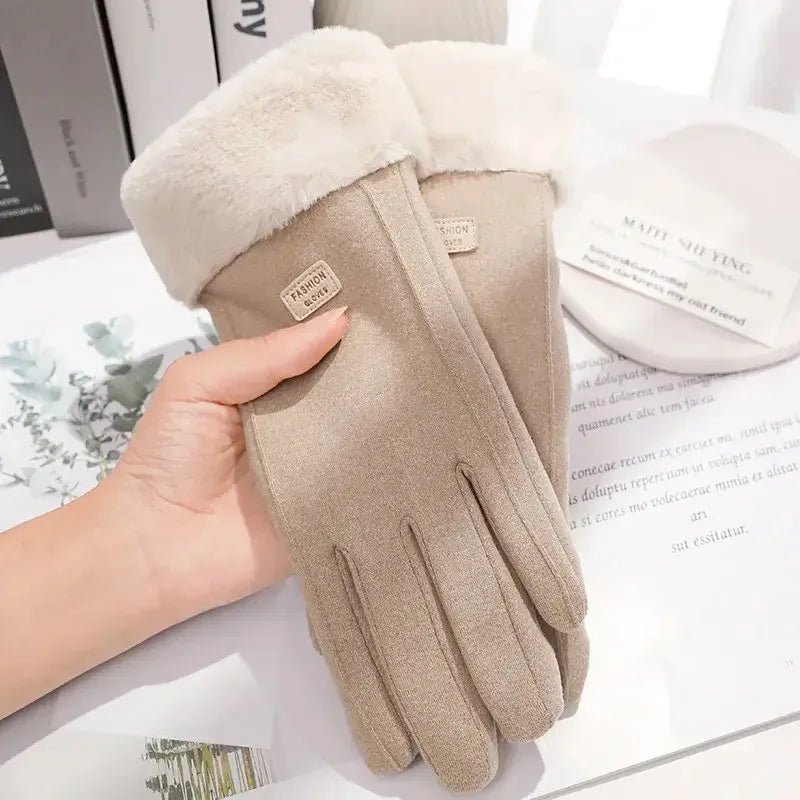 COZELLE – Thick Suede Touchscreen Gloves for Cold Days | Ka-mostore