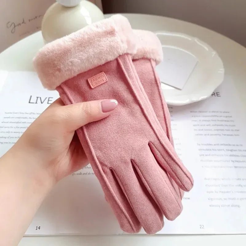 COZELLE – Thick Suede Touchscreen Gloves for Cold Days | Ka-mostore