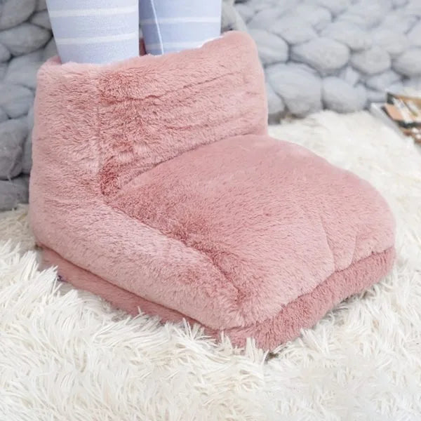 CozyFeet Electric Foot Warmer — 3 Heat Settings, Extra-Soft Fleece Comfort