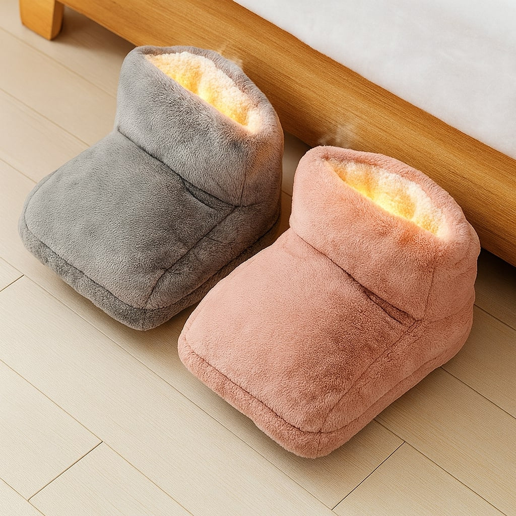 CozyFeet Electric Foot Warmer — 3 Heat Settings, Extra-Soft Fleece Comfort
