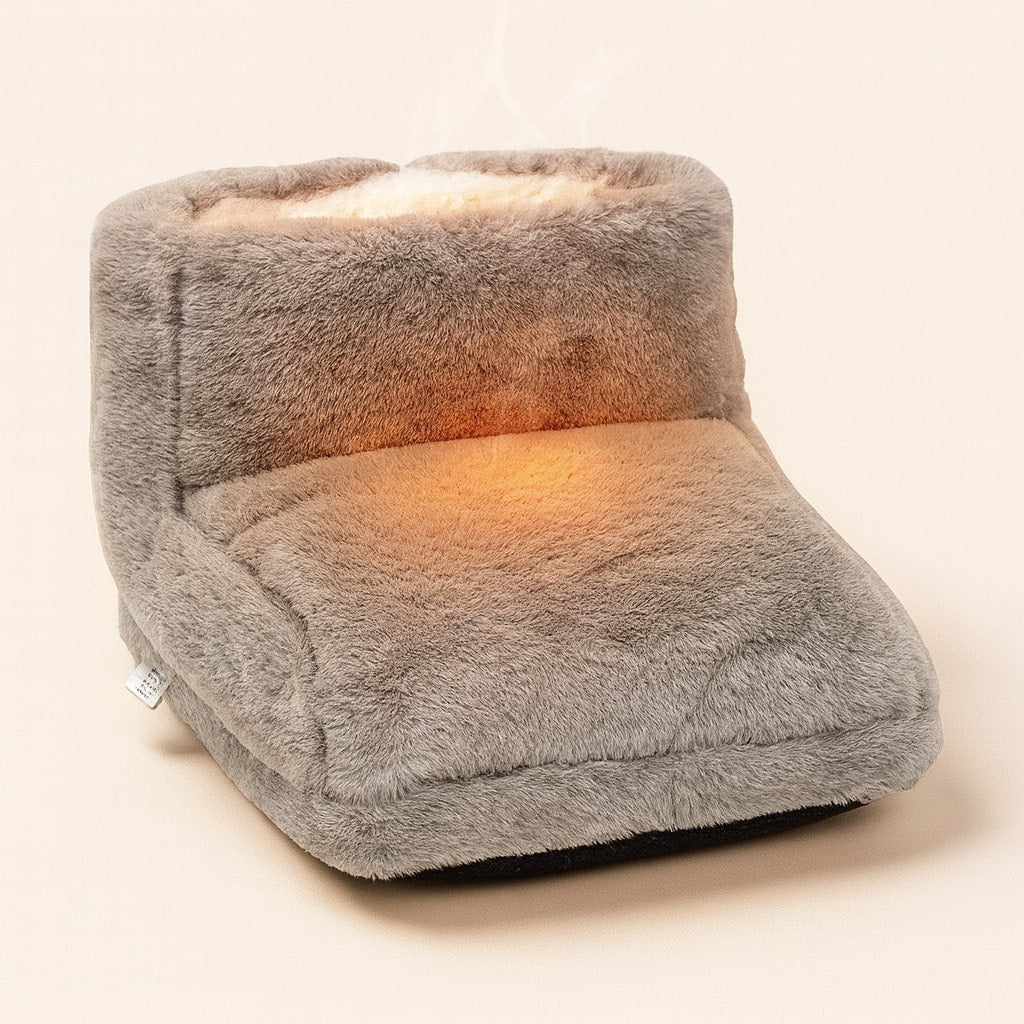 CozyFeet Electric Foot Warmer — 3 Heat Settings, Extra-Soft Fleece Comfort