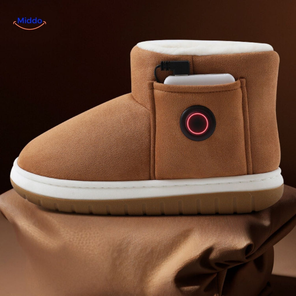 Rechargeable Heated Slippers For Cold Feet In Winter, Sizes 36-45