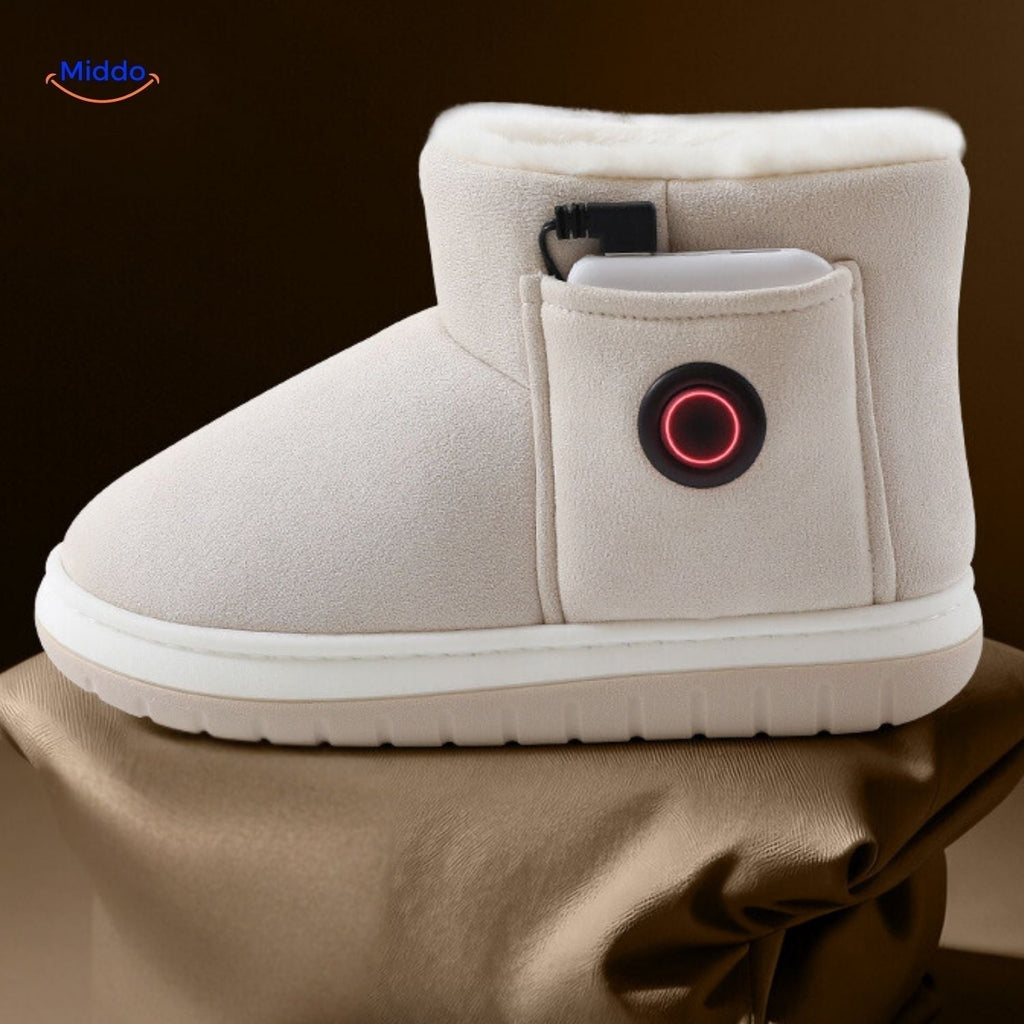 Rechargeable Heated Slippers For Cold Feet In Winter, Sizes 36-45