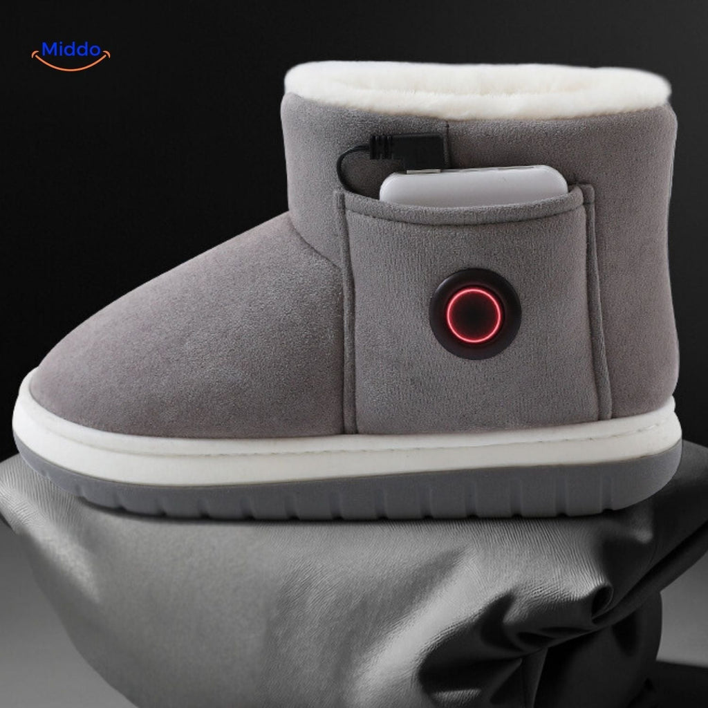Rechargeable Heated Slippers For Cold Feet In Winter, Sizes 36-45