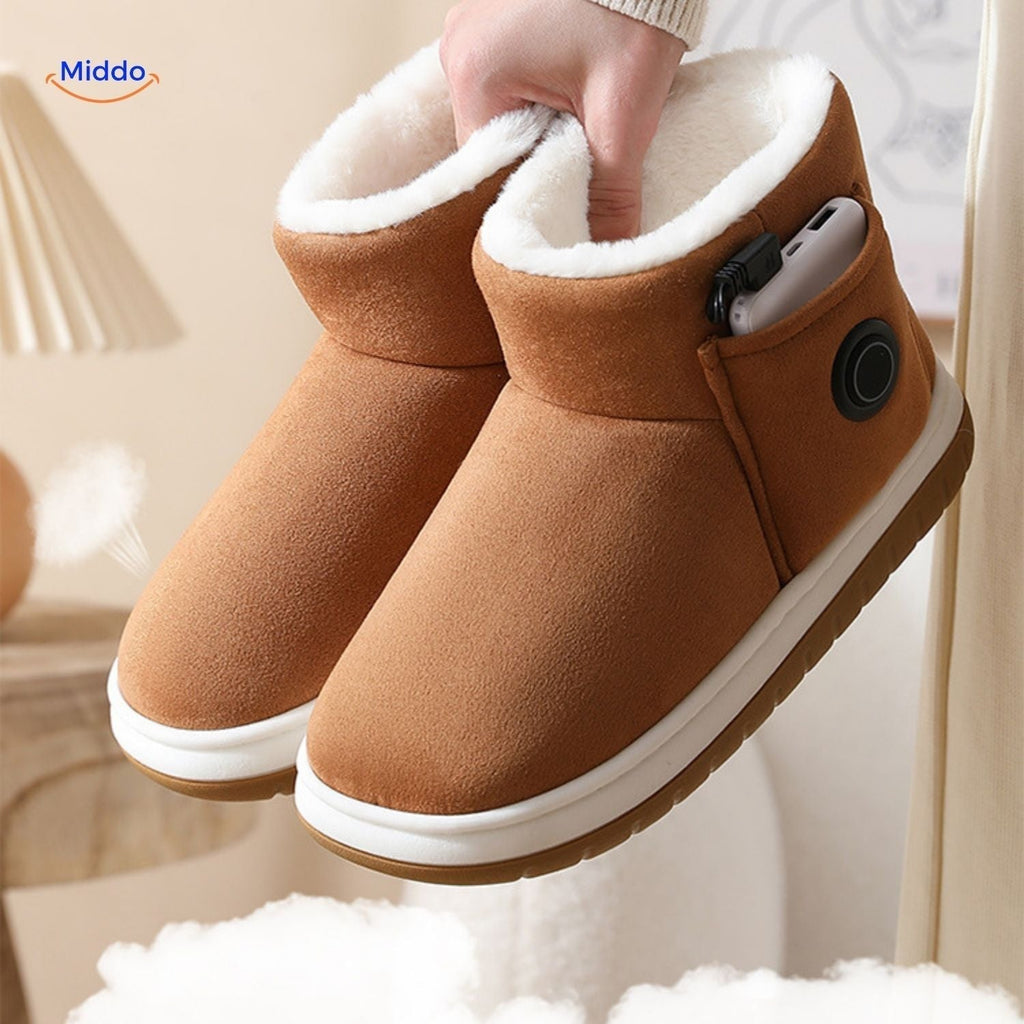 Rechargeable Heated Slippers For Cold Feet In Winter, Sizes 36-45