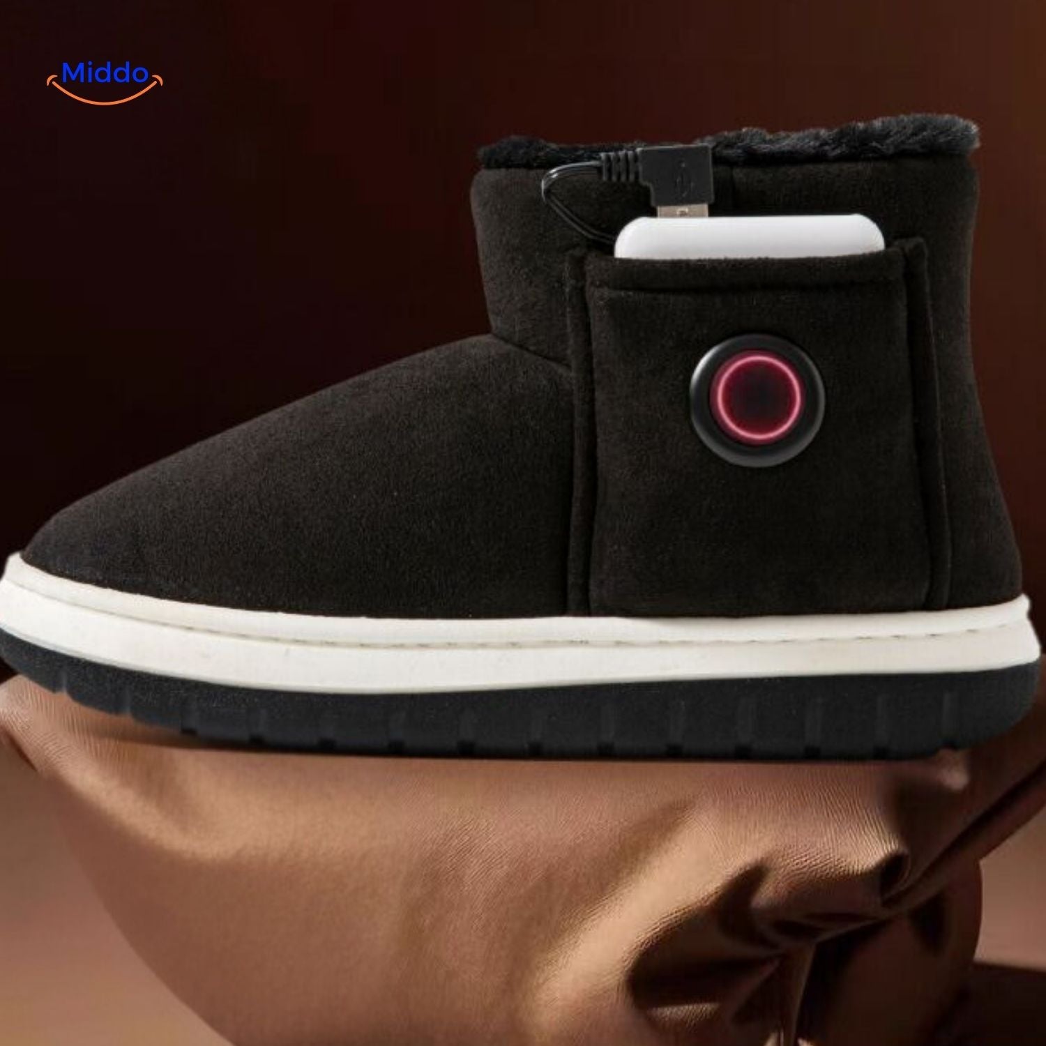 Rechargeable Heated Slippers For Cold Feet In Winter, Sizes 36-45
