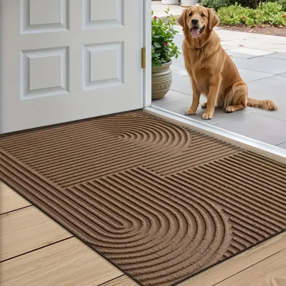Striped Curve Entryway Mat | Ka-mostore