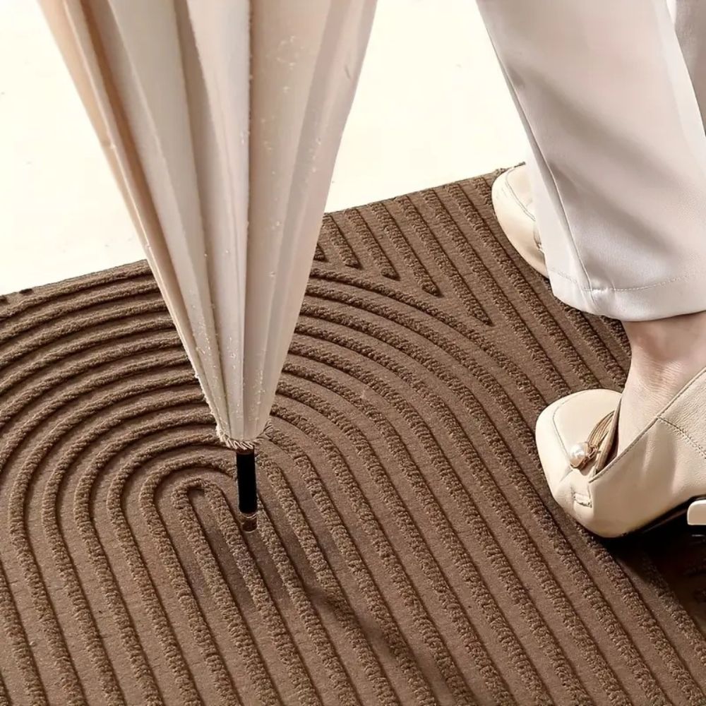 Striped Curve Entryway Mat | Ka-mostore
