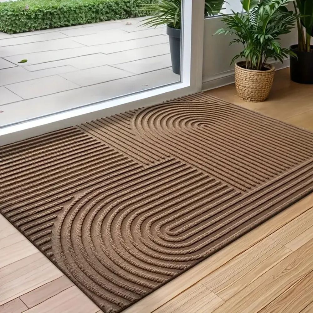 Striped Curve Entryway Mat | Ka-mostore