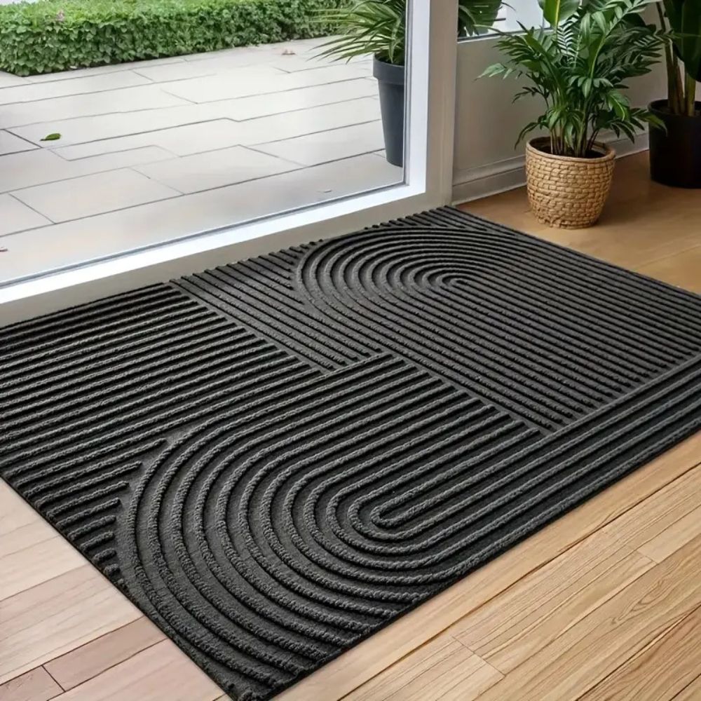 Striped Curve Entryway Mat | Ka-mostore
