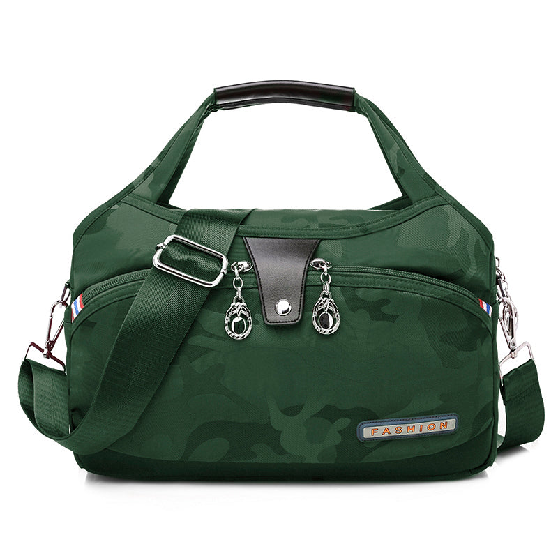 Geantă crossbody antifurt din nailon — design hidrofug, compartimente multiple, funcții de securitate ascunse