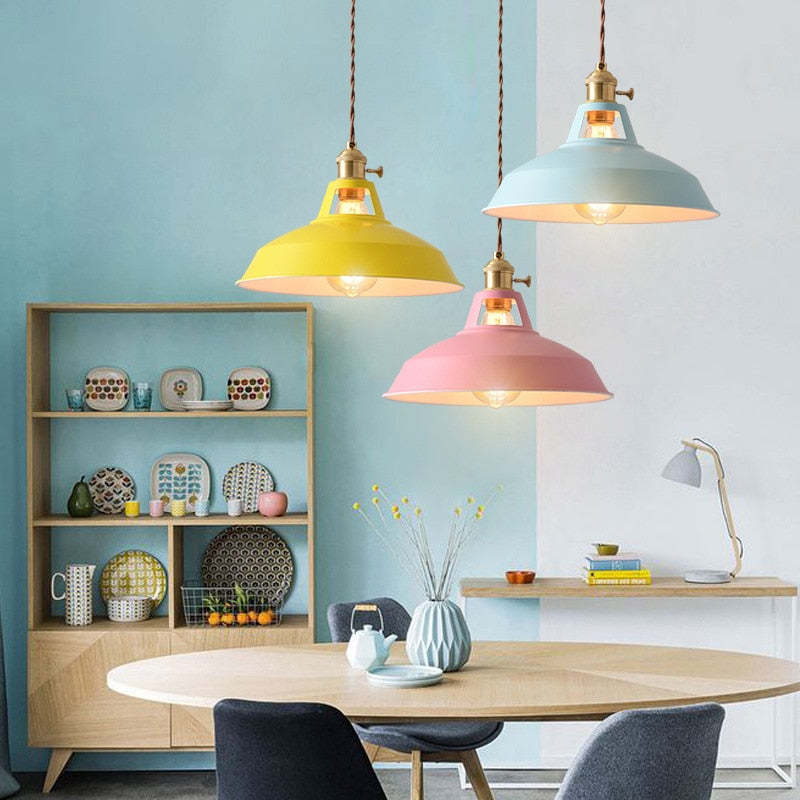 NovaLume Spectrum Morandi Pendant Light With Colorful Glow For Living And Dining Rooms