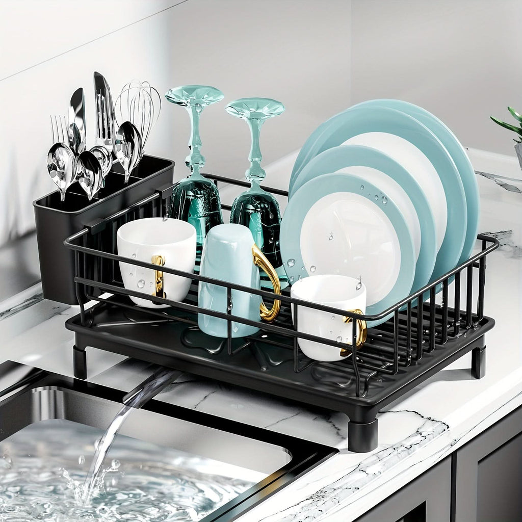 Scolapiatti DRIPMASTER — Organizer multifunzionale con drenaggio efficiente
