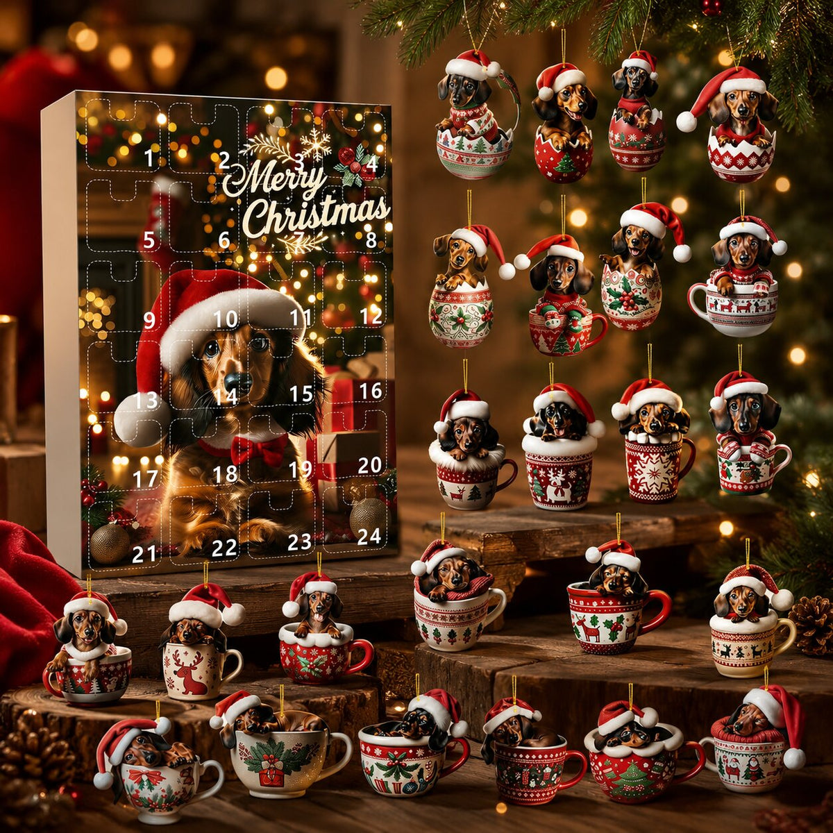 2026 Dachshund Advent Calendar — 24 Festive Dog-Themed Surprises