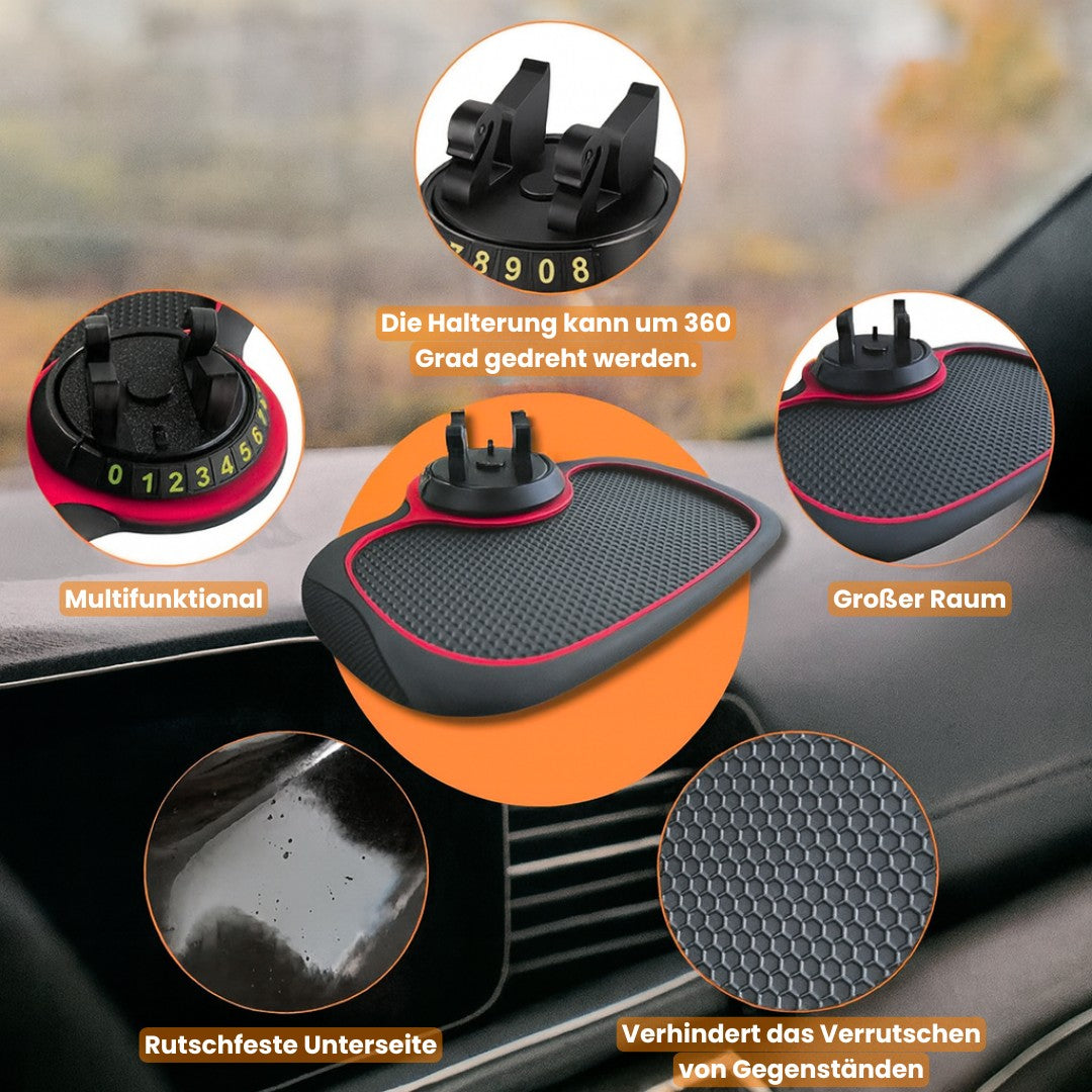 DashGrip Car Dashboard Mat — Non-Slip Phone Holder and Storage Organizer