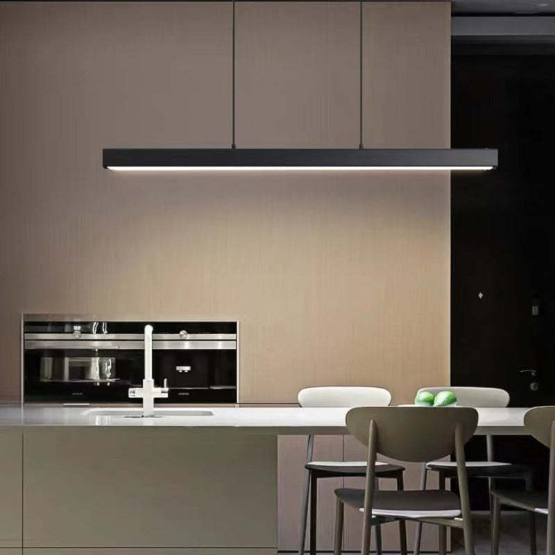 Aerolin Adjustable Height Pendant Light With Industrial LED Style For Modern Interiors
