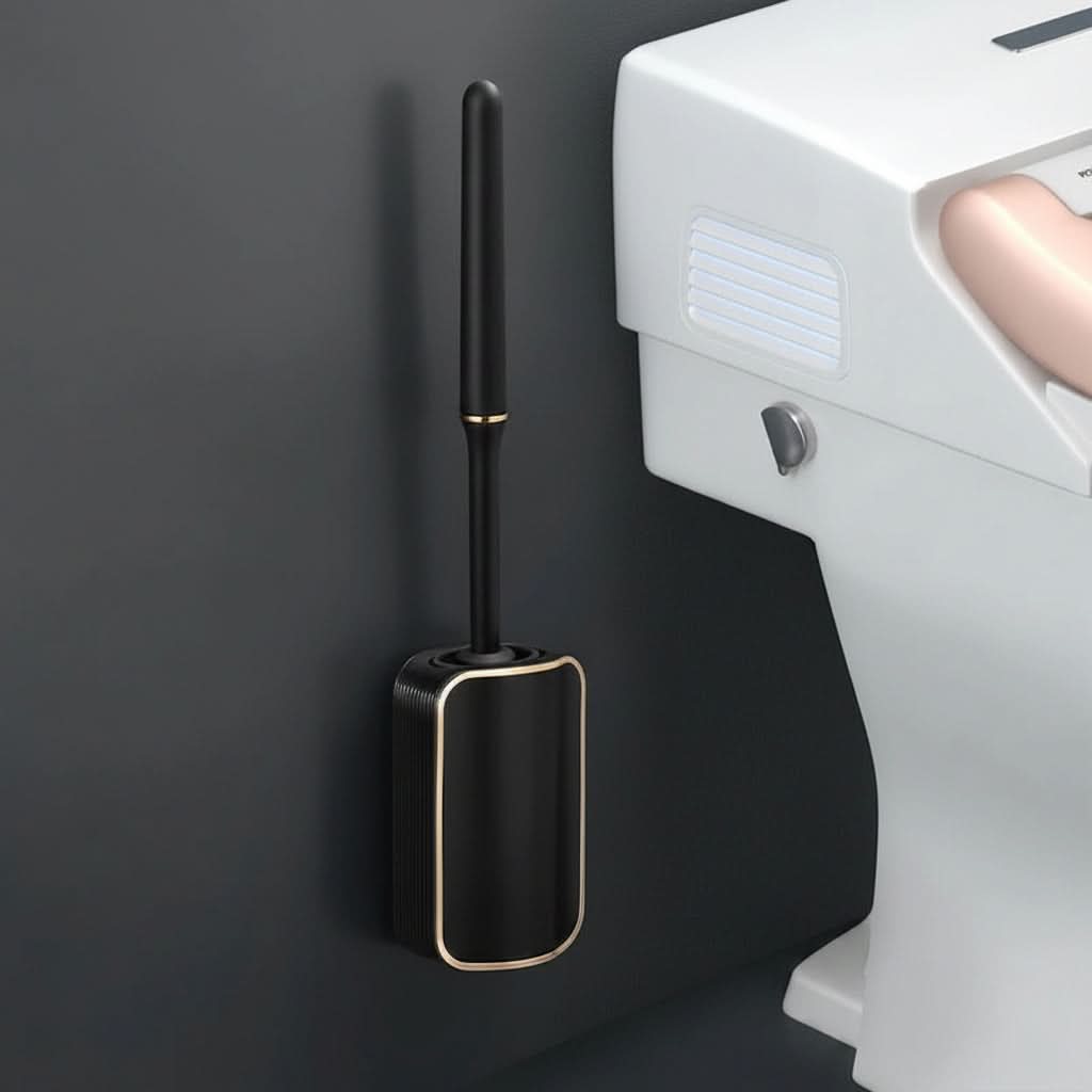 LUXCLEANSE falra szerelhető WC-kefekészlet — Gyors vízelvezetés, higiénikus kialakítás