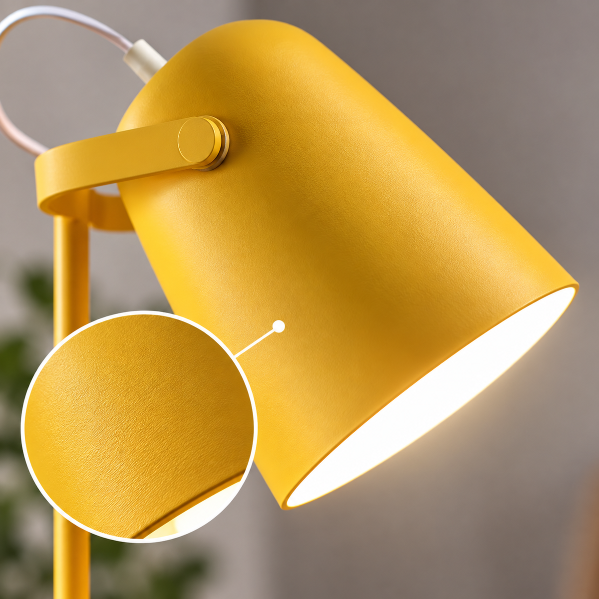 DESKFLARE állítható asztali lámpa - meleg LED-fény, irányított fénysugár, kompakt kialakítás