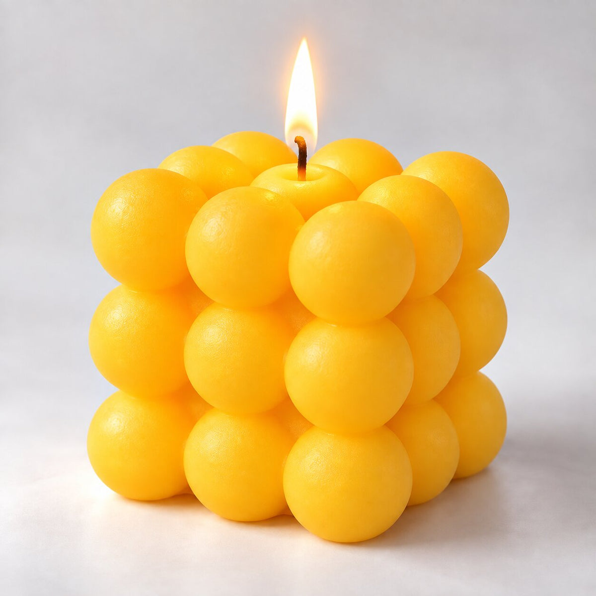 Set di candele cubiche profumate da 3 pezzi — candele decorative per la casa