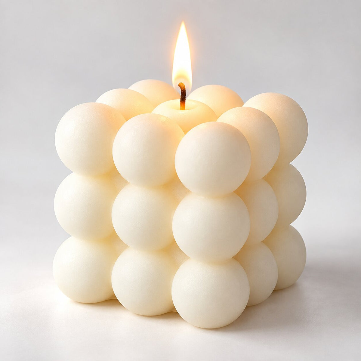 Set di candele cubiche profumate da 3 pezzi — candele decorative per la casa