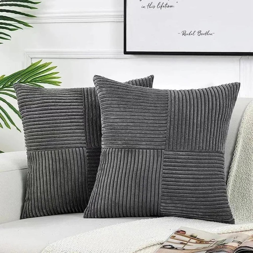 CozyPlüsch Decorative Cushions — Set of 2 Soft Accent Pillows