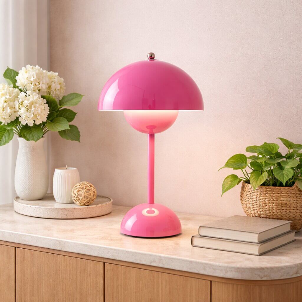 Lumora designerbordlampe — ledningsfri, dæmpbart varmt lys