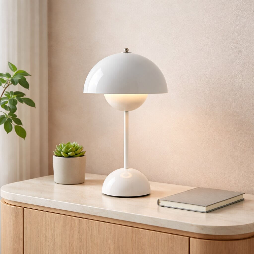 Lumora designerbordlampe — ledningsfri, dæmpbart varmt lys