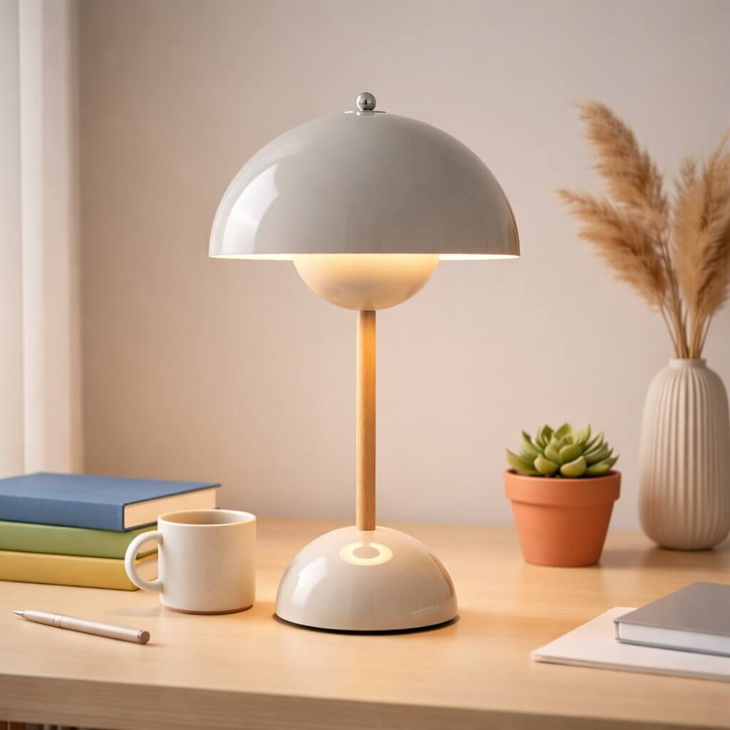 Lumora designerbordlampe — ledningsfri, dæmpbart varmt lys