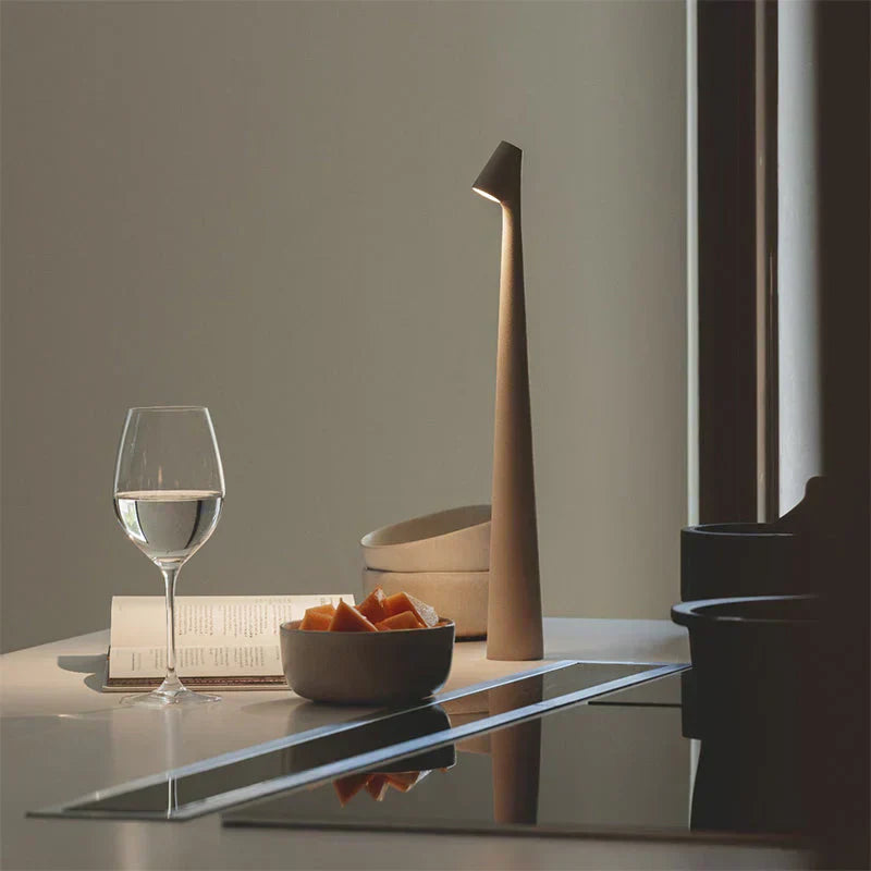 Nordic Minimalist Cordless Desk Lamp For Comfortable Reading And Ambient Glow In Any Space