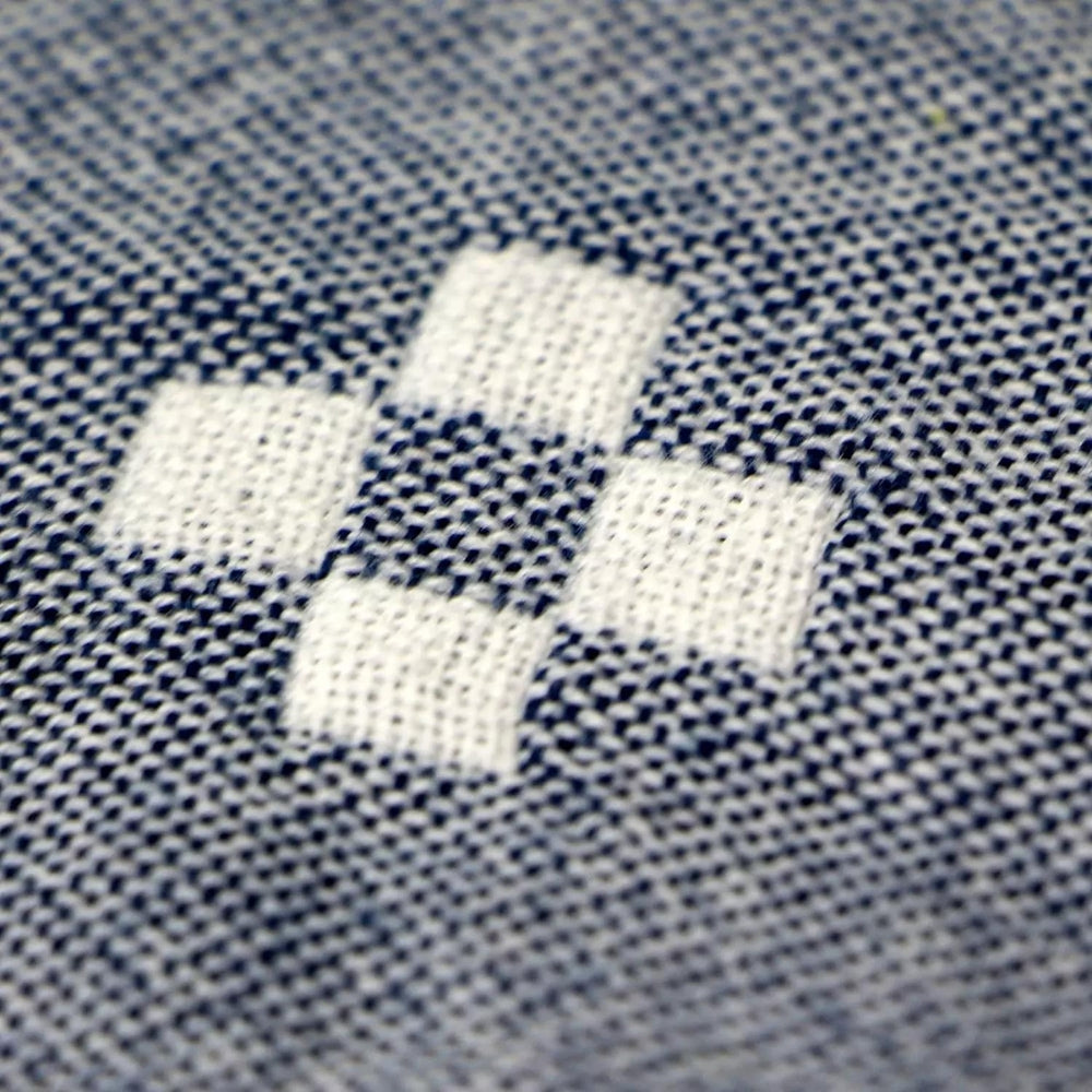 Couverture en gaze de coton à motif losanges | Ka-mostore