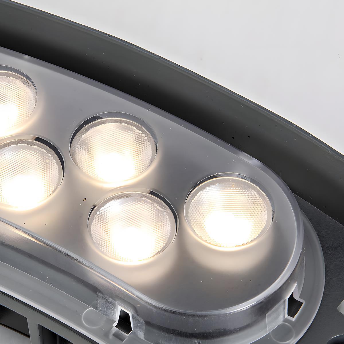 Garden Spot LED Arch Spotlight With Ground Spike, 12W, RGB Warm White, IP65