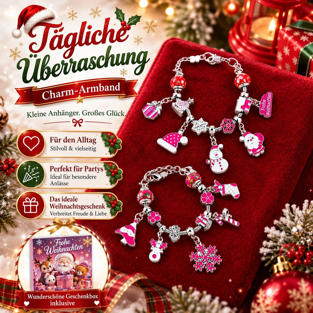 2026 gør-det-selv-adventskalender med armbånd - 24-dages nedtælling til smykkefremstilling