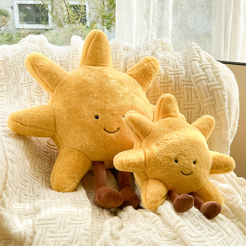 Sun and Moon Velvet Cushion for Bedroom and Kids Room