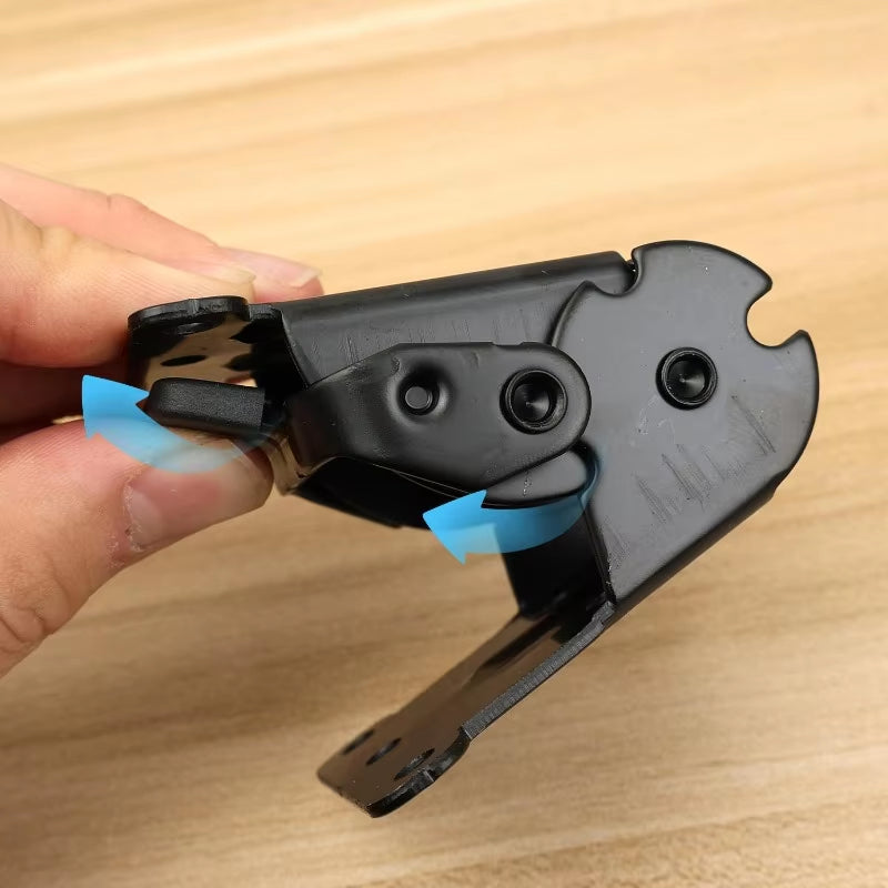 Juego de 2 herrajes de acero autoblocantes para mesa plegable — Capacidad de 225 kg, mecanismo de bloqueo de 90°