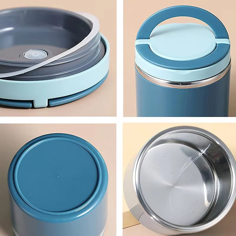 Thermos Stainless Steel Leakproof Food Container 630ml Or 1000ml Double Walled Insulated