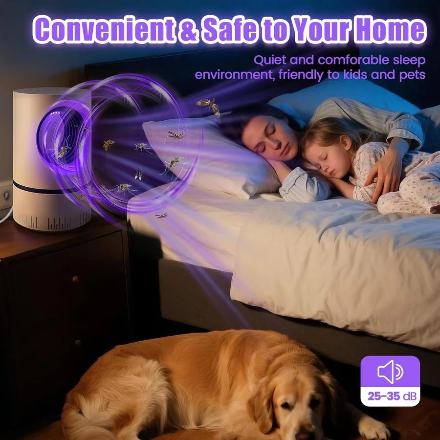 USB Powered UV Light Insect Trap For Indoor And Outdoor Mosquito Control