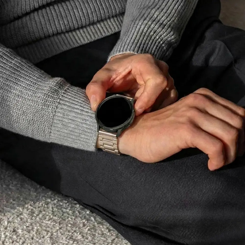 Ocelový řemínek s povrchem Starlight o šířce 20 mm pro Samsung Galaxy Watch 7 40 mm