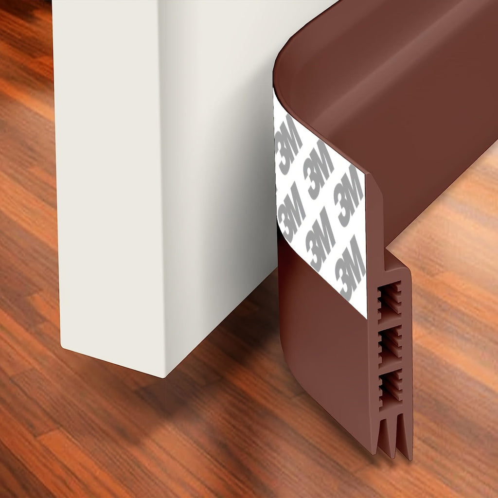 Silicone Door Seal with Adhesive for Drafts & Sound | Ka-mostore