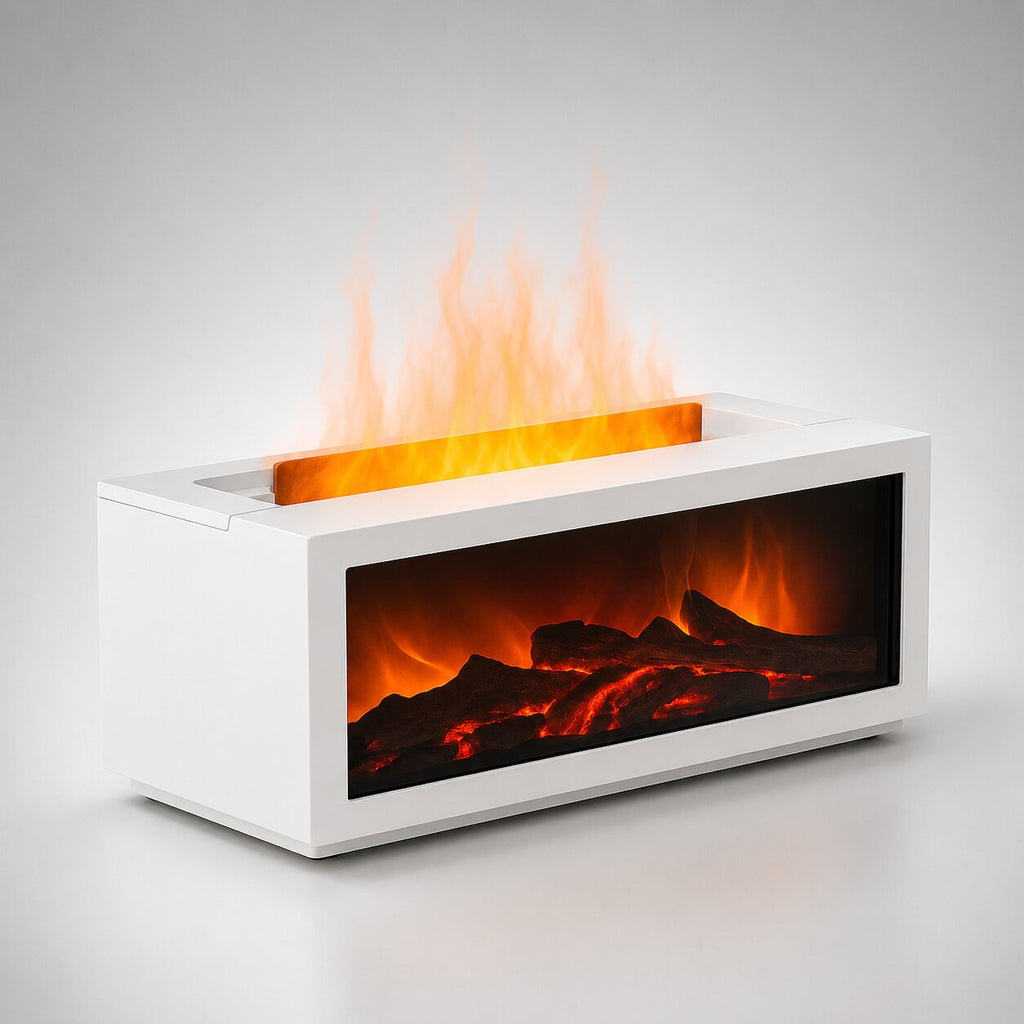 DuftFlamme elektrischer Aroma-Diffusor — Duftlampe mit Flammeneffekt