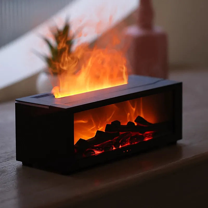 DuftFlamme elektrischer Aroma-Diffusor — Duftlampe mit Flammeneffekt