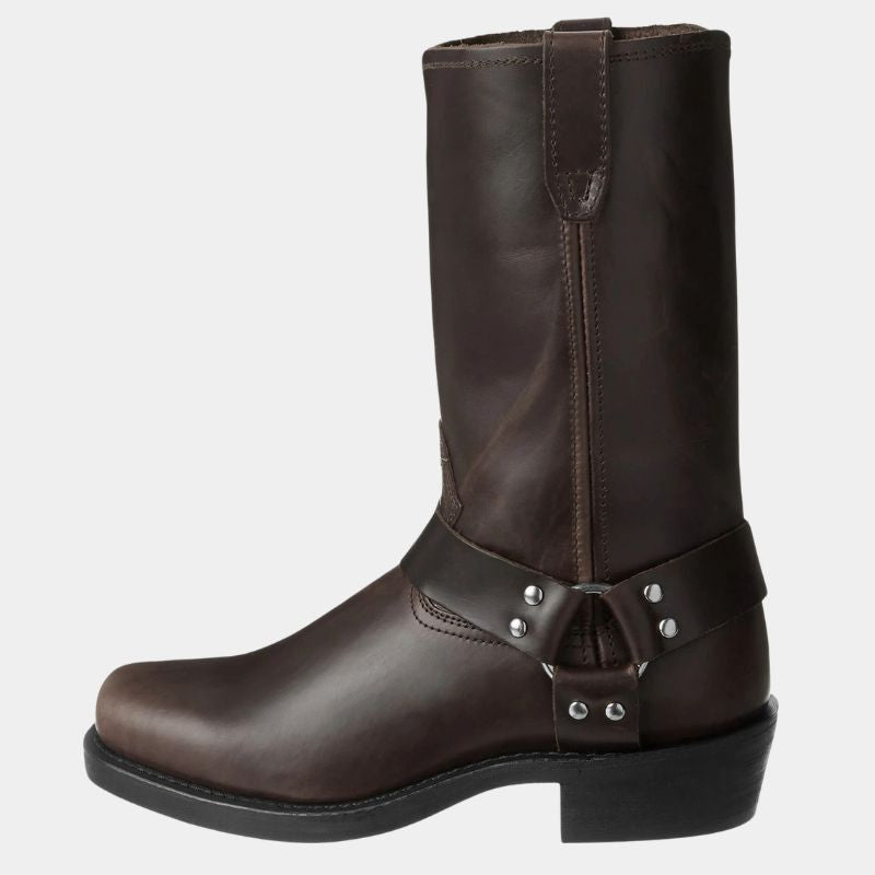 Men's Rugged Leather Harness Boots | Ka-mostore
