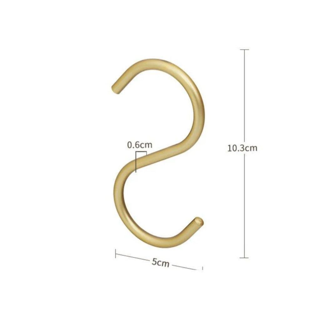 Sturdy S-Hook Hangers | Pack of 3 | Ka-mostore