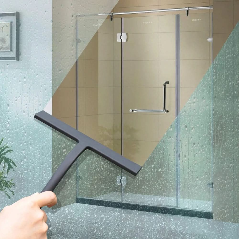 CLEARWIPE Tergivetro da doccia in silicone — Detergente per vetri, piastrelle e specchi senza aloni