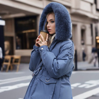 Parka épaisse doublée en polaire