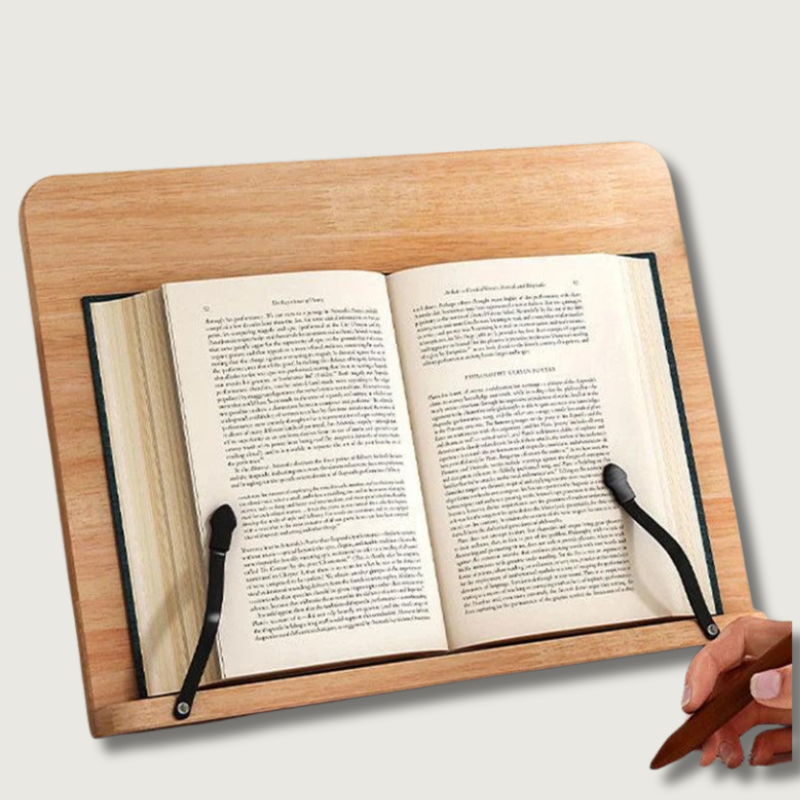 Adjustable Pine Wood Book Stand For Easy Reading In Any Room