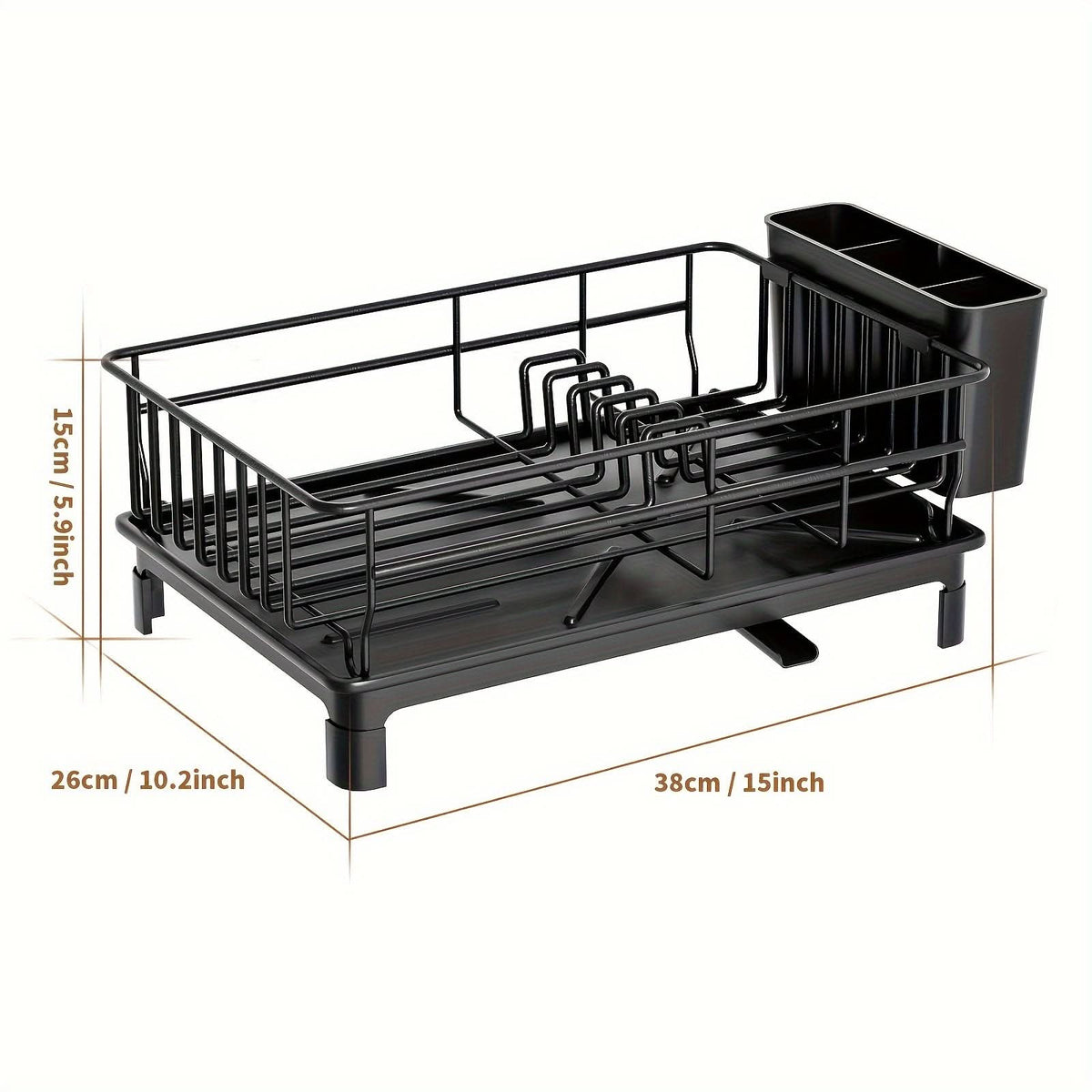 Scolapiatti DRIPMASTER — Organizer multifunzionale con drenaggio efficiente