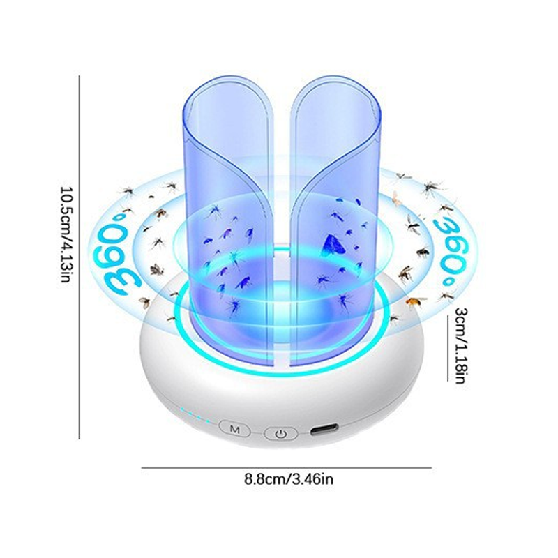 360° UV Insect Trap — Chemical-Free Mosquito, Fly, Moth & Fruit Fly Control